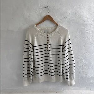 Rachel Zoe 100% cotton HENELY styled knit sweater